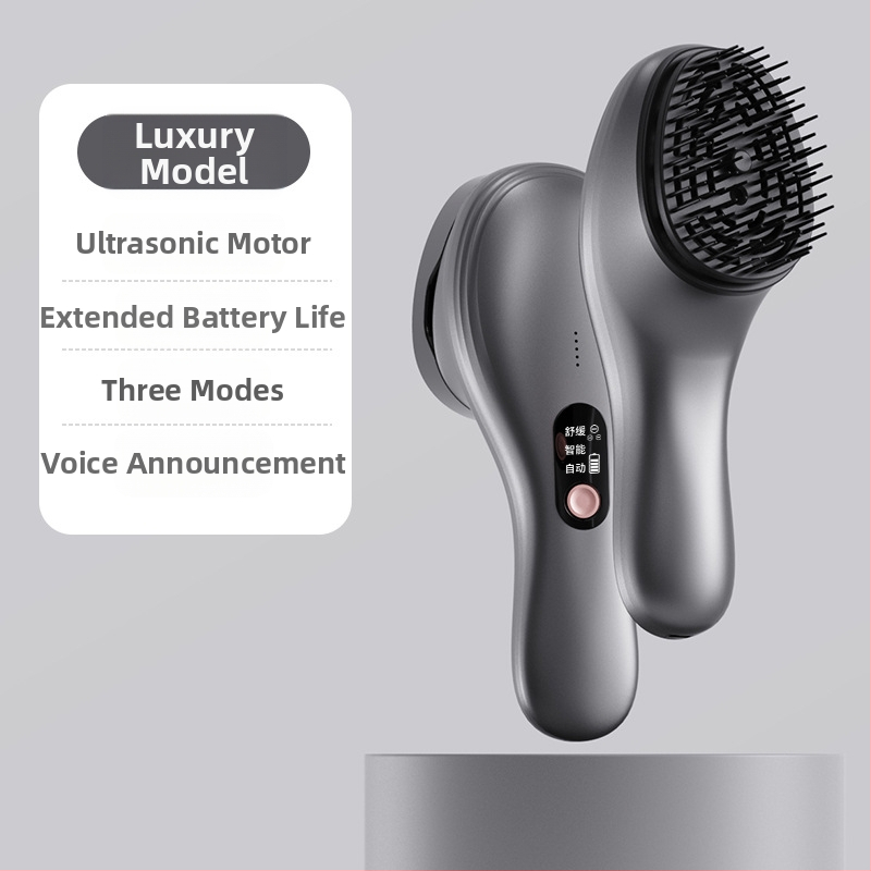 Galvos masažo prietaisas – įkraunamas, mygtukų valdymas, 3 vibracijos greičiai, modelis YHL-818