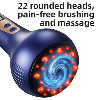 Vakuuminis kupavimo įrenginys su meridianų masažu, USB maitinimas, modelis A700, temperatūros reguliavimas 30–60°C, devyni greičiai, ABS korpusas