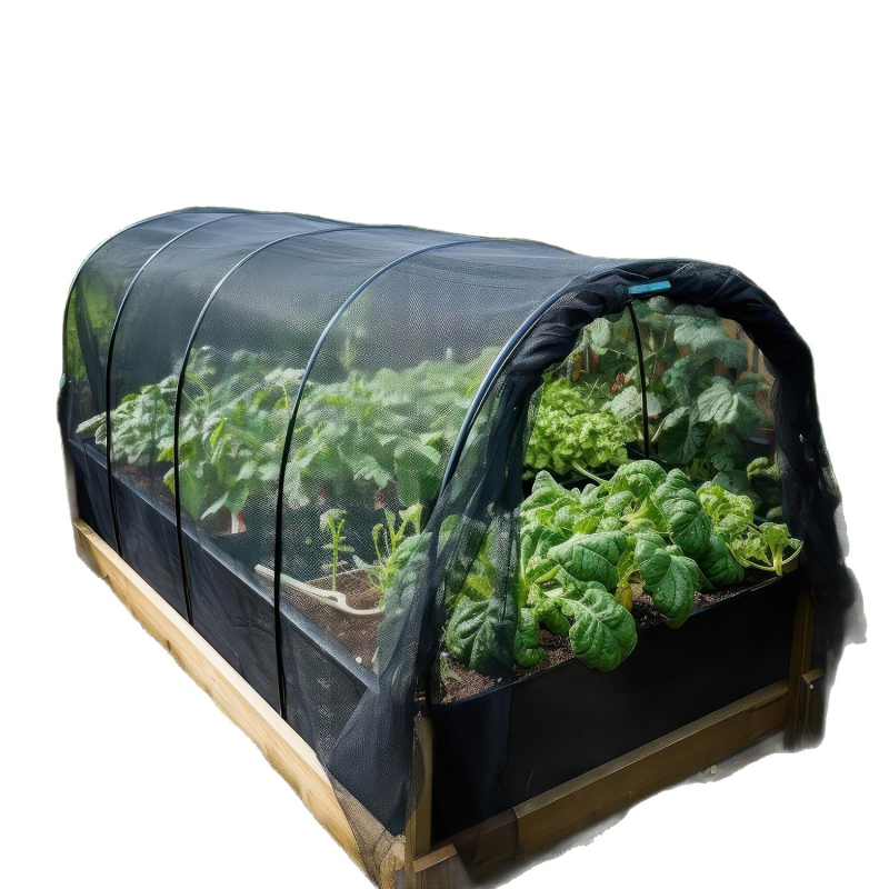 Мрежа против комари за градина и растения, бариeра за птици, полиестер, стил модерна простота, без монтаж, без врати