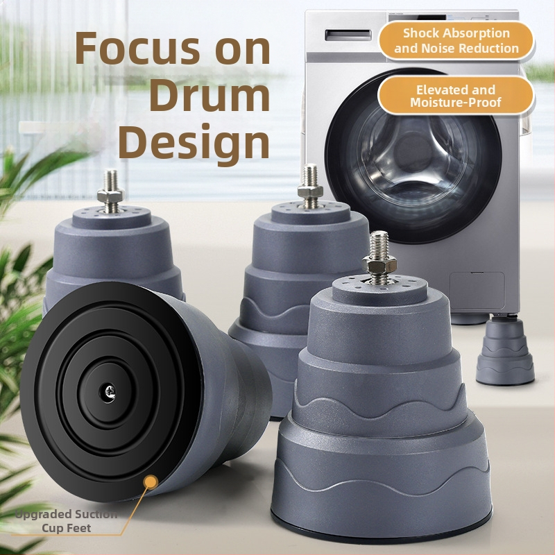 Tamburakas veļas mašīnas bāze – pretnoslīdējoša, regulējama, mitrumizturīga, drenāža, no plastmasas