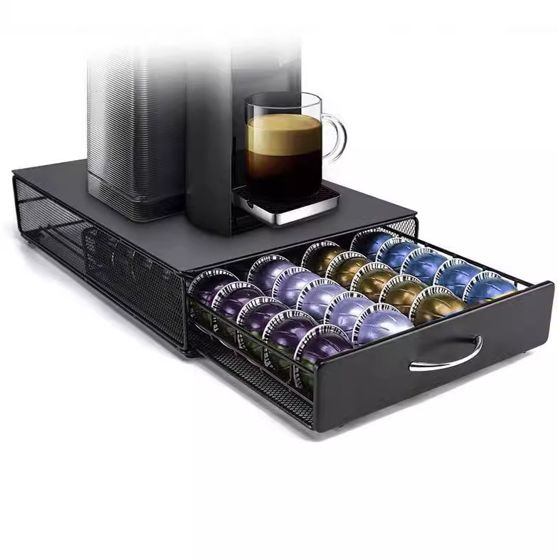 Kávékapszula tároló - vasdrótból, Yong-Yi, modern stílus, kávézóhoz