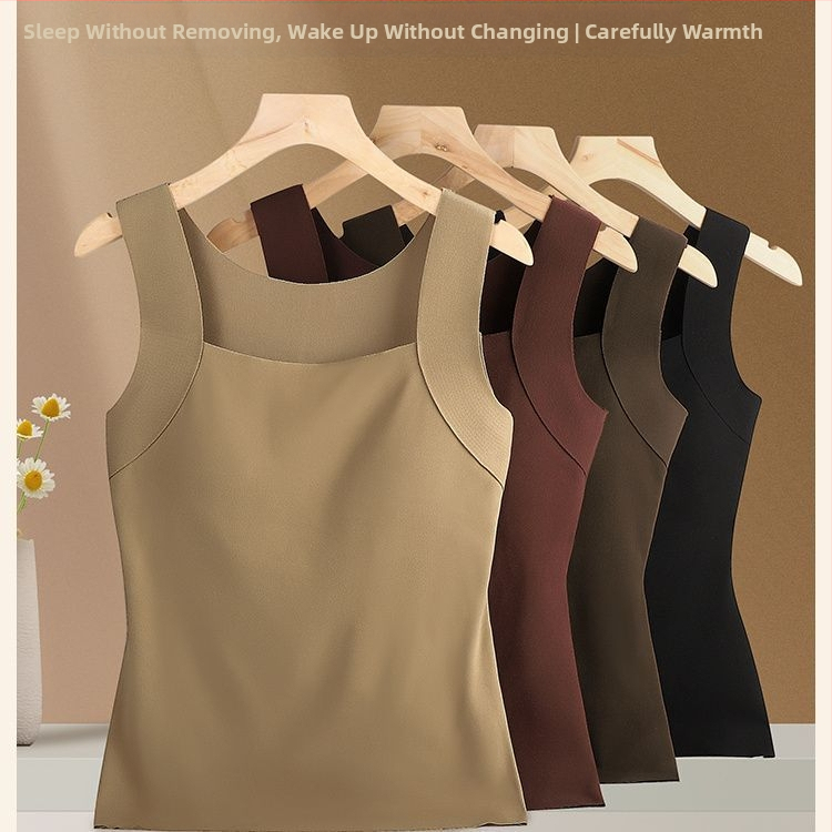 Дамски термо потник Derong с вградени чашки и подплата за бюста, мека вътрешна повърхност, акрил 30–50%