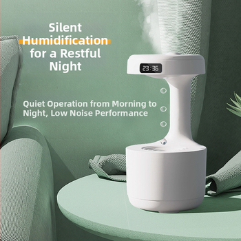 Υπερηχητικός οικιακός υγραντήρας, κατάλληλος για χώρους 31–40 m², δεξαμενή 0,5–1 L, USB τροφοδοσία, θόρυβος κάτω από 36 dB, 1 έξοδος ομίχλης