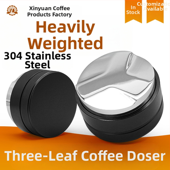 Nerūdijančio plieno kavos miltelių dozatorius, reguliuojamas aukštis, neslidus pagrindas, plokščias dugnas, lazeriu įgraviruotas logotipas (svoris: 182 g / 195 g / 218 g)