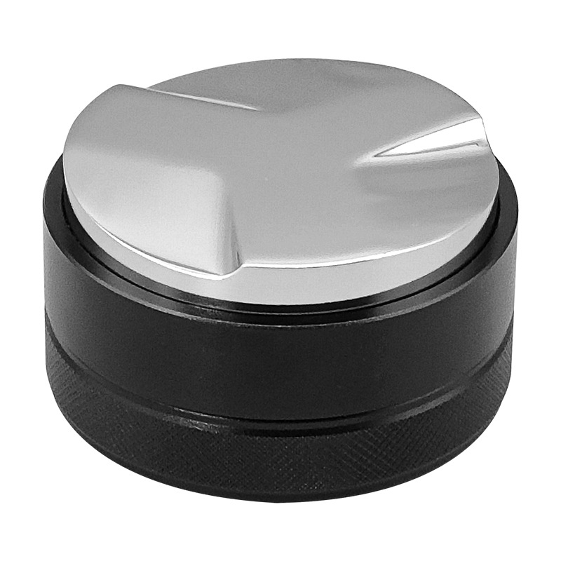 Nerūdijančio plieno kavos miltelių dozatorius, reguliuojamas aukštis, neslidus pagrindas, plokščias dugnas, lazeriu įgraviruotas logotipas (svoris: 182 g / 195 g / 218 g)