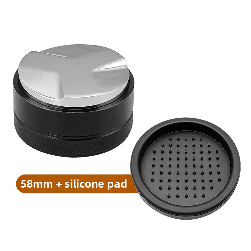 Nerūdijančio plieno kavos miltelių dozatorius, reguliuojamas aukštis, neslidus pagrindas, plokščias dugnas, lazeriu įgraviruotas logotipas (svoris: 182 g / 195 g / 218 g)