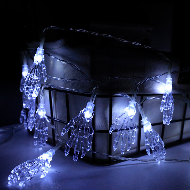 LED vaiduoklio rankos vėriniai šviesos Halovynui – kiemo dekoracija, maitinimas baterija/USB, IP43, 0.03W, modelis AX-005