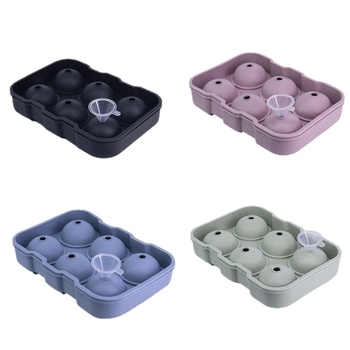 Yidian σιλικόνης παγοθήκη με 6 σφαίρες, μεγάλη για οικιακή χρήση — προέλευση Shenzhen, χωρητικότητα 800 ml, γρήγορη κατάψυξη, εύκολη απελευθέρωση