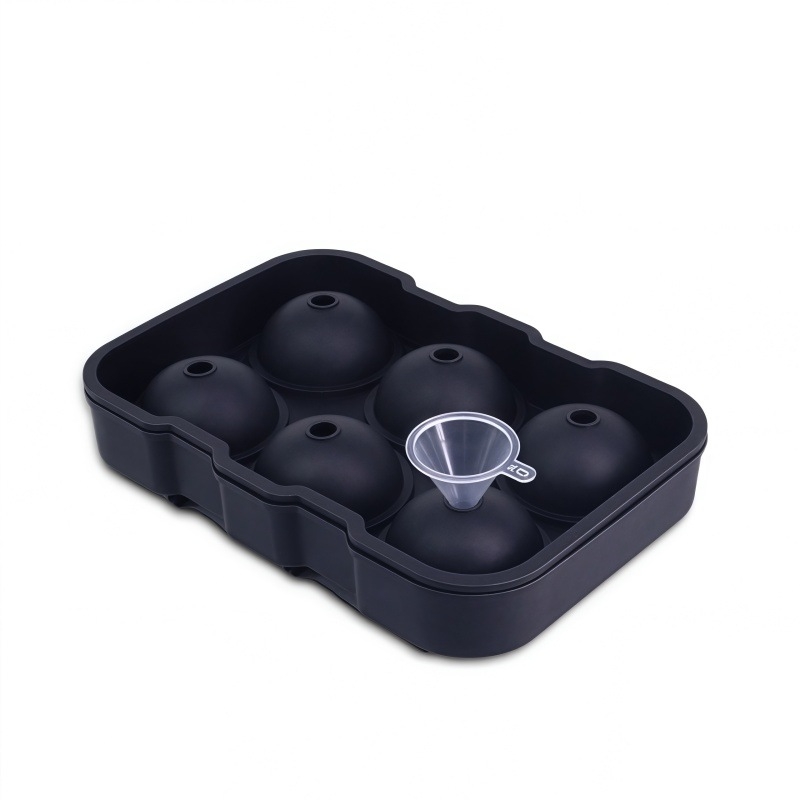 Yidian σιλικόνης παγοθήκη με 6 σφαίρες, μεγάλη για οικιακή χρήση — προέλευση Shenzhen, χωρητικότητα 800 ml, γρήγορη κατάψυξη, εύκολη απελευθέρωση