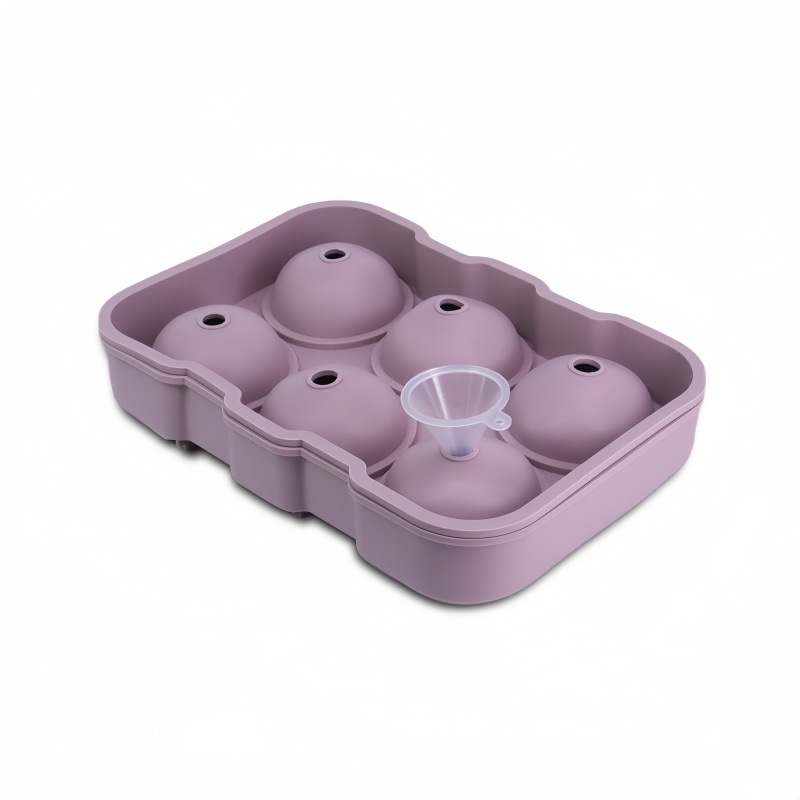 Yidian σιλικόνης παγοθήκη με 6 σφαίρες, μεγάλη για οικιακή χρήση — προέλευση Shenzhen, χωρητικότητα 800 ml, γρήγορη κατάψυξη, εύκολη απελευθέρωση