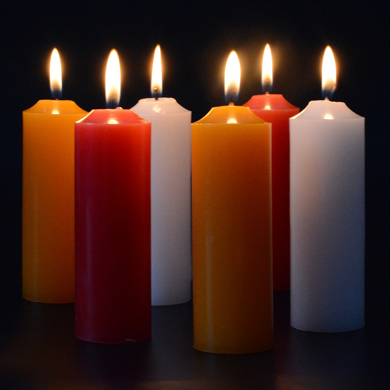 Hongyu parafininio vaško žvakė, liejimo gamyba, įprasta apšvietimo žvakė, cilindro formos