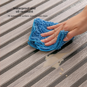 Αυτοκόλλητο πάνελ τοίχου από XPE αφρό με σχέδιο ριγές για φόντο τηλεόρασης; 1 τεμάχιο; αδιάβροχο, αντοχή στην υγρασία, αντοχή σε λίπος, αντίσταση στη βρωμιά; μοντέρνο απλό στυλ, 3D τοίχου διακόσμηση; κατάλληλο για σαλόνι, υπνοδωμάτιο, είσοδο, εστιατόριο