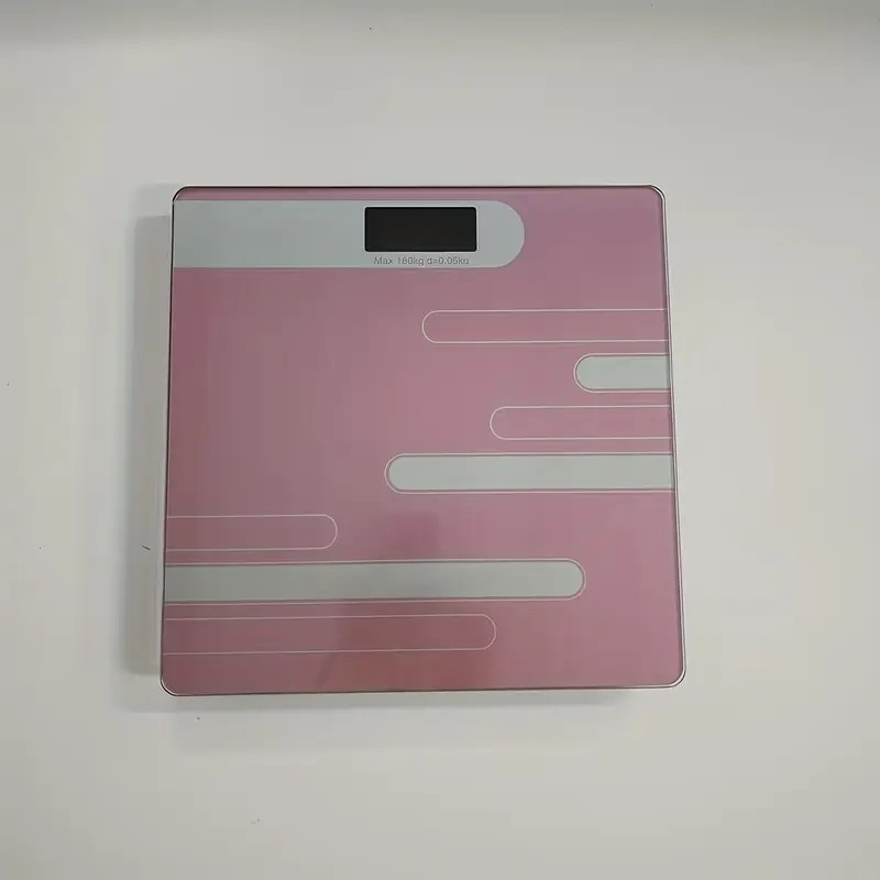 Baterijomis maitinamos kūno masės svarstyklės su Bluetooth, kūno riebalų ir vandens matavimu, LCD ekranas, grūdintas stiklas