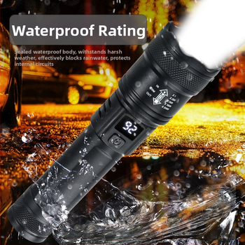 Πολυλειτουργικός φακός με μαγνητικό πλευρικό φωτισμό, επαναφορτιζόμενος, 10W, 1200mAh, εμβέλεια 100-200 m