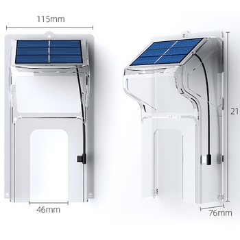 Belaidis vaizdo durų skambutis su saulės skydeliu nuo lietaus, ilgas budėjimas, balso keitimo interkomas ir stebėjimo kamera (maitinimas 5V/1A, 3.7V baterija, 38 skambučiai, 0.5W suvartojimas)