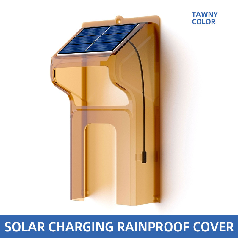 Belaidis vaizdo durų skambutis su saulės skydeliu nuo lietaus, ilgas budėjimas, balso keitimo interkomas ir stebėjimo kamera (maitinimas 5V/1A, 3.7V baterija, 38 skambučiai, 0.5W suvartojimas)