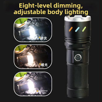 Xintu φανάρι-λαμπτήρας κάμπινγκ από κράμα αλουμινίου, 4500mAh, LED 30W, τηλεσκοπικό ζουμ, 360° περιστροφή, χειροκίνητη φόρτιση