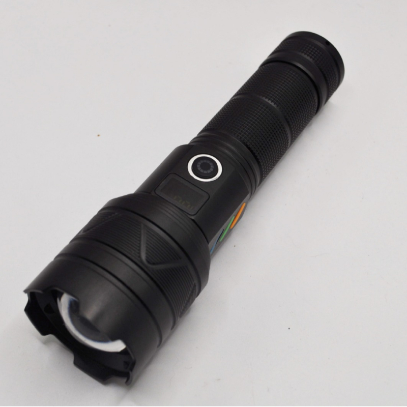 Xintu къмпинг лампа-фенер от алуминиева сплав, 4500mAh, 30W LED, телескопично увеличение, 360° въртене, ръчно зареждане