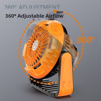 Επιτραπέζιος USB ανεμιστήρας με 3 πτερύγια, brushless κινητήρας, ενσωματωμένη μπαταρία 2000–4000mAh, 3 ταχύτητες, ήσυχη λειτουργία