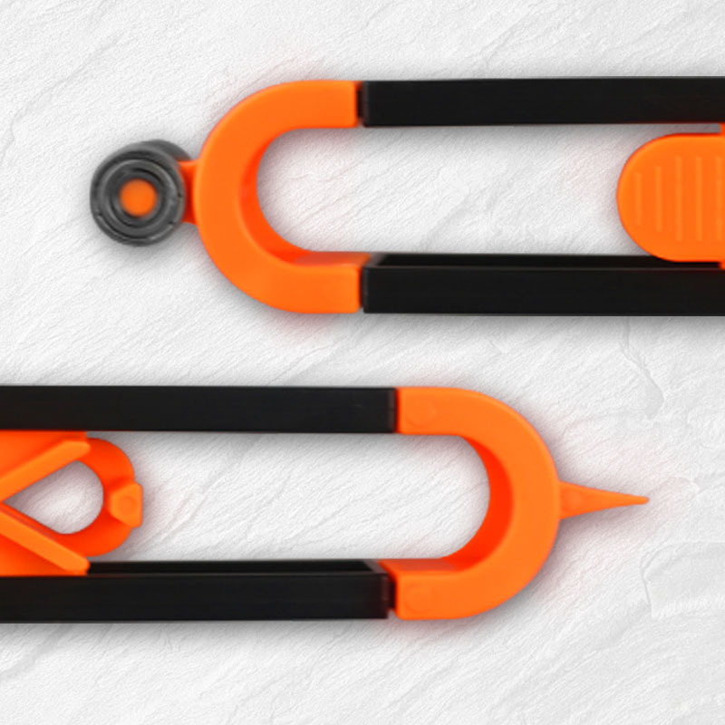 Műanyag Profil Mérő – Zárral – Másoló Formázó Mérőszerszám Faiparhoz, Szabálytalan Sugárakhoz