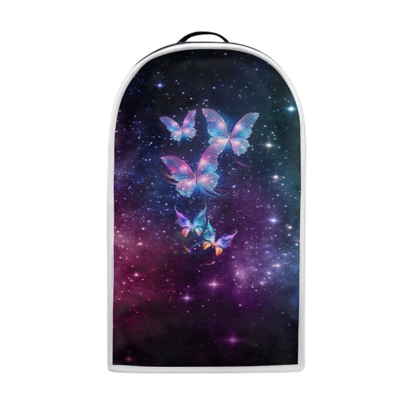 Virtuvės įrangos dangtis su gėlių ir drugelių raštu — modelis CZ43, elastinė medžiaga, skirta virtuvei, 2024 metų išleidimas