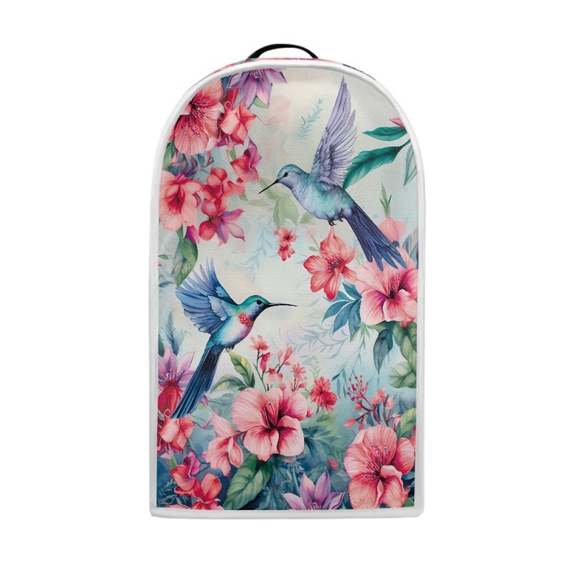 Virtuvės įrangos dangtis su gėlių ir drugelių raštu — modelis CZ43, elastinė medžiaga, skirta virtuvei, 2024 metų išleidimas