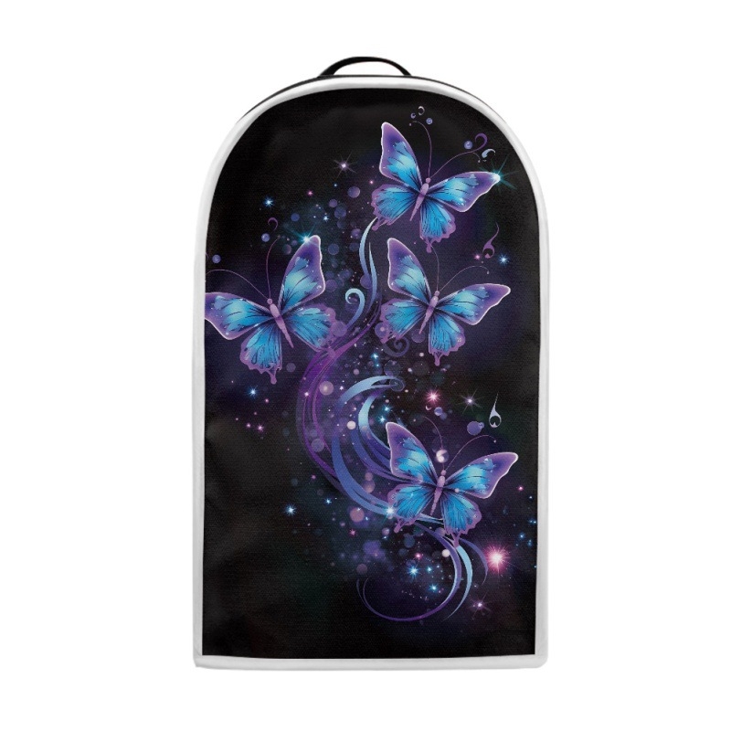 Virtuvės įrangos dangtis su gėlių ir drugelių raštu — modelis CZ43, elastinė medžiaga, skirta virtuvei, 2024 metų išleidimas