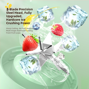 Преносим презареждащ се сокоизстисквач с над шест ножа, капацитет под 1 л, полуавтоматичен режим, до 36 V, 10 000–19 999 rpm