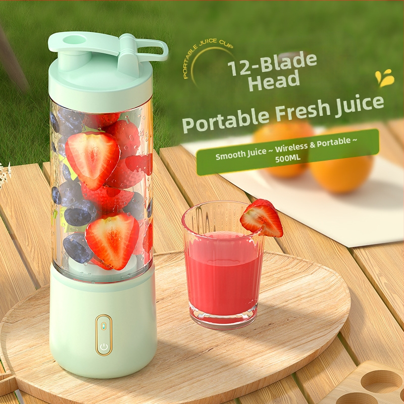Преносим презареждащ се сокоизстисквач с над шест ножа, капацитет под 1 л, полуавтоматичен режим, до 36 V, 10 000–19 999 rpm