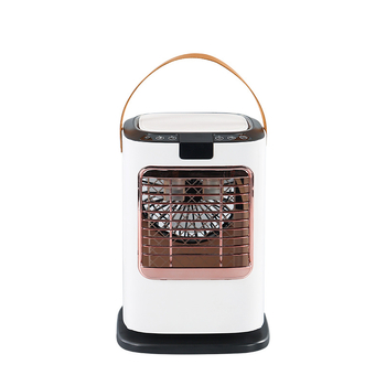 Επιτραπέζιος ανεμιστήρας με ψεκασμό και ατμοποιημένη υγρασία, 3 πτερύγια, κεφαλή με ταλάντωση, κινητήρας με βούρτσες, USB