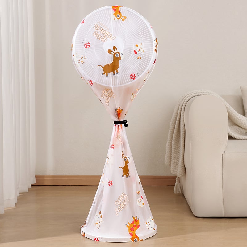 Padlóállású ventilátor porvédő – univerzális, PVC anyag, márka txr, modern minimalista dizájn