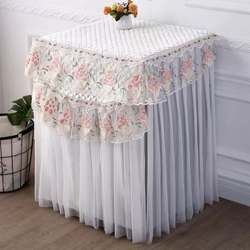 Κάλυμμα πλυντηρίου από ύφασμα, απλό και μοντέρνο στυλ, οικουμενικό κάλυμμα σκόνης