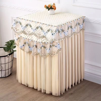 Κάλυμμα πλυντηρίου από ύφασμα, απλό και μοντέρνο στυλ, οικουμενικό κάλυμμα σκόνης