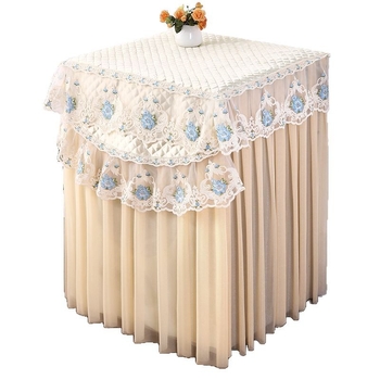 Κάλυμμα πλυντηρίου από ύφασμα, απλό και μοντέρνο στυλ, οικουμενικό κάλυμμα σκόνης