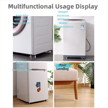 Σιλικονούχα προστατευτικά ποδιών επίπλων, με παγκόσμια εφαρμογή σε καναπέδες, τραπέζια, κρεβάτια και πλυντήρια — μοντέρνο μινιμαλιστικό στυλ