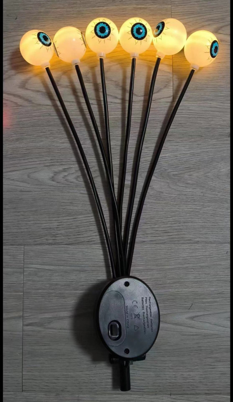 LED Eyeball Light за двор със слънчево захранване – Halloween декор, IP65, база E14, 1000 lm, ≤36V, 10000 ч