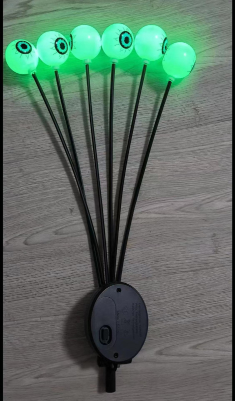LED Eyeball Light за двор със слънчево захранване – Halloween декор, IP65, база E14, 1000 lm, ≤36V, 10000 ч