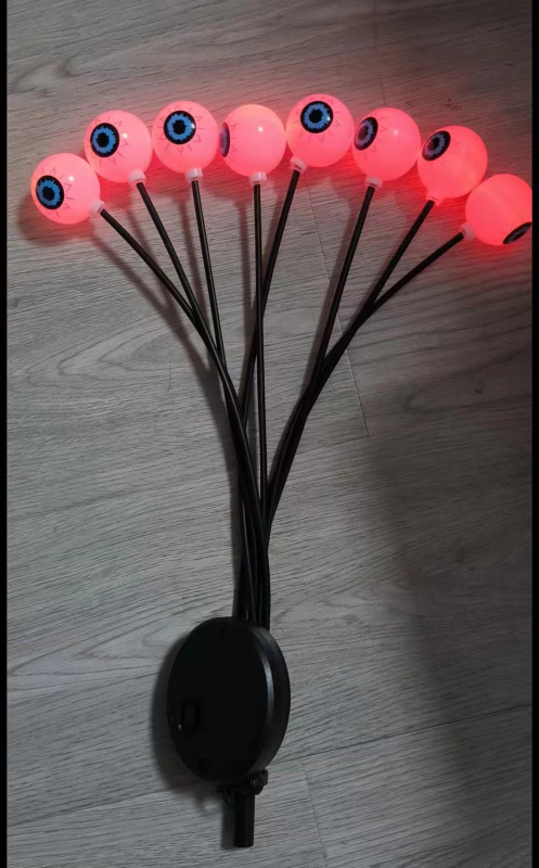 LED Eyeball Light за двор със слънчево захранване – Halloween декор, IP65, база E14, 1000 lm, ≤36V, 10000 ч