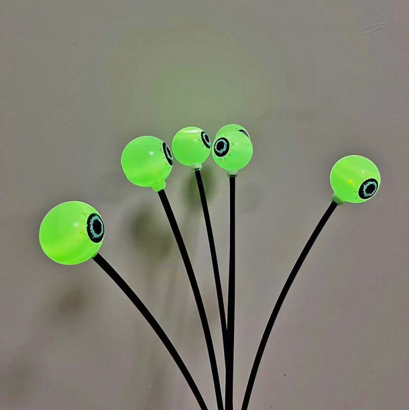 LED Eyeball Light за двор със слънчево захранване – Halloween декор, IP65, база E14, 1000 lm, ≤36V, 10000 ч