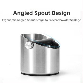 Ανοξείδωτο δοχείο καφέ ιζημάτων, με αντιολισθητικό μικρό κάδο εκφόρτωσης και επίστρωση Teﬂon ανθεκτική στη βρωμιά.