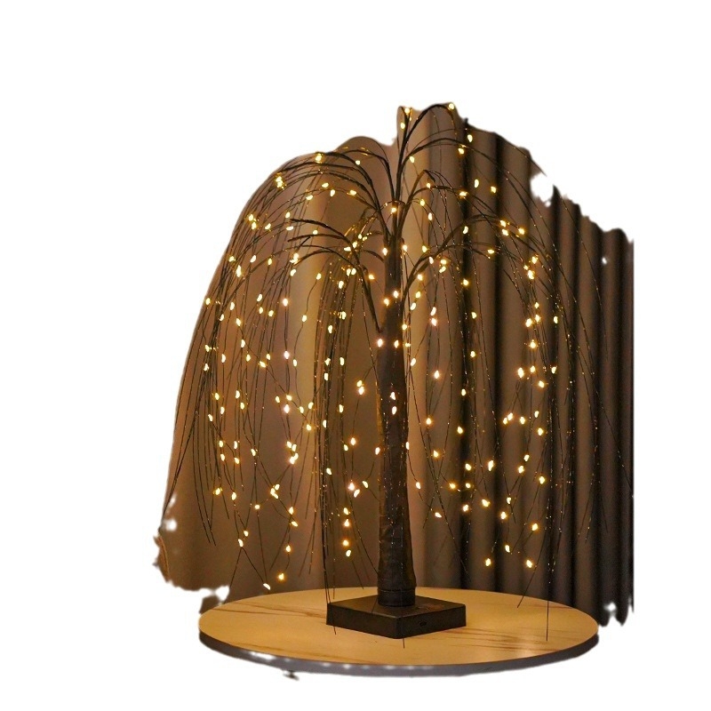 LED светлина за дърво LS001, E27 патрон, 5V вход, светлинен поток 5000 lm