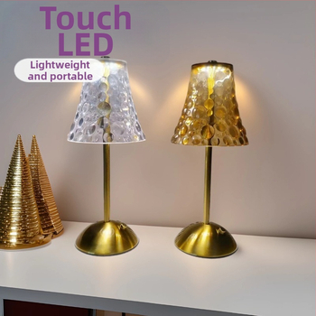 Stalo lemputė su krištolo luksu, trijų lygių šviesos reguliavimas, projekcija, nakties šviesa ir aplinkos apšvietimas, tinkama vidaus/lauko naudojimui