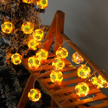 Γιρλάντα LED Rainbow Ball με 20 LED, IP54, 100 lm, μπαταρίες, διακόσμηση δωματίου