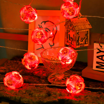 Γιρλάντα LED Rainbow Ball με 20 LED, IP54, 100 lm, μπαταρίες, διακόσμηση δωματίου