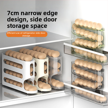 Kiaušinių laikymo lentyna - plastikas, japonų stilius, forma: kita