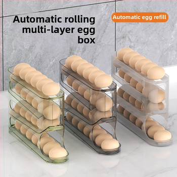 Kiaušinių laikymo lentyna - plastikas, japonų stilius, forma: kita