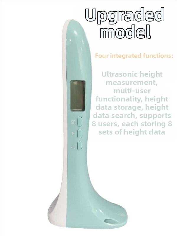 Ūgio matavimo įrenginys – Nešiojamas ultragarso aukščio ir svorio matavimo įrenginys, diapazonas 30–200 cm, modelis SG01, CABRY, maitinamas baterijomis