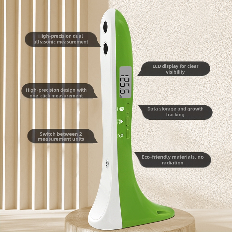 Измервател на височина – преносим ултразвуков измервател на височина и тегло, диапазон 30–200 см, модел SG01, CABRY, захранване с батерия