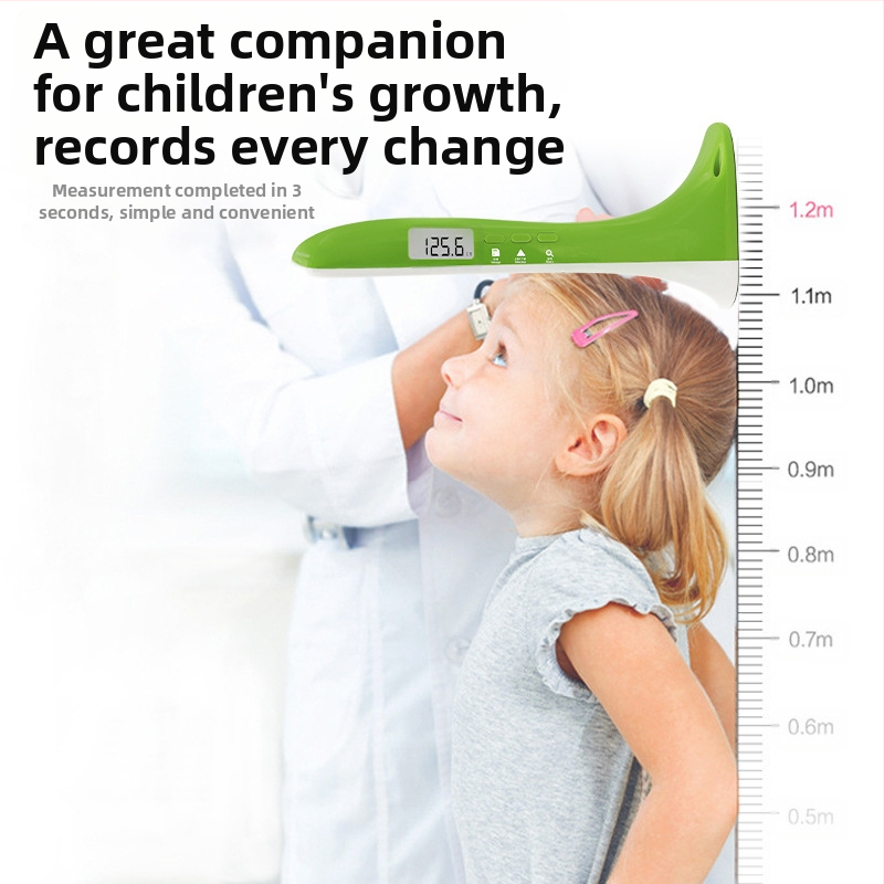 Измервател на височина – преносим ултразвуков измервател на височина и тегло, диапазон 30–200 см, модел SG01, CABRY, захранване с батерия