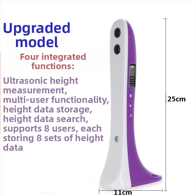 Ūgio matavimo įrenginys – Nešiojamas ultragarso aukščio ir svorio matavimo įrenginys, diapazonas 30–200 cm, modelis SG01, CABRY, maitinamas baterijomis